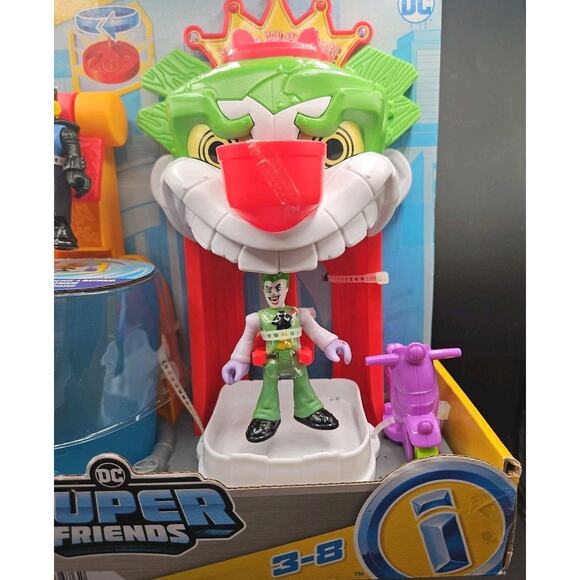 Imaginext DC Super Friends Batman The Joker Funhouse Playset Color Changers New! - Picture 3 of 4